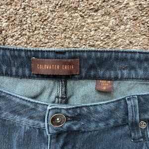 Coldwater Creek Dark Blue Denim Pants size 16